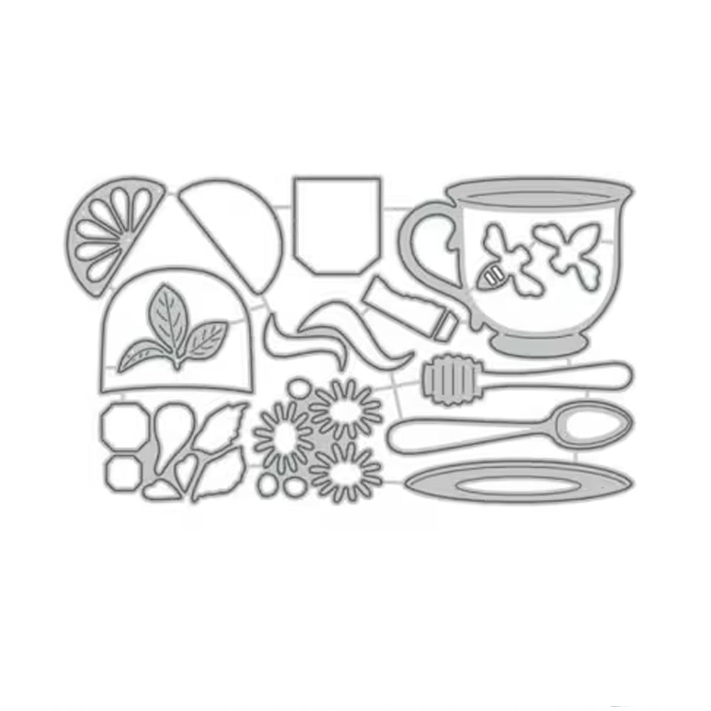 Montie's Craft Supplies Cutting Die - Cuppa Tea