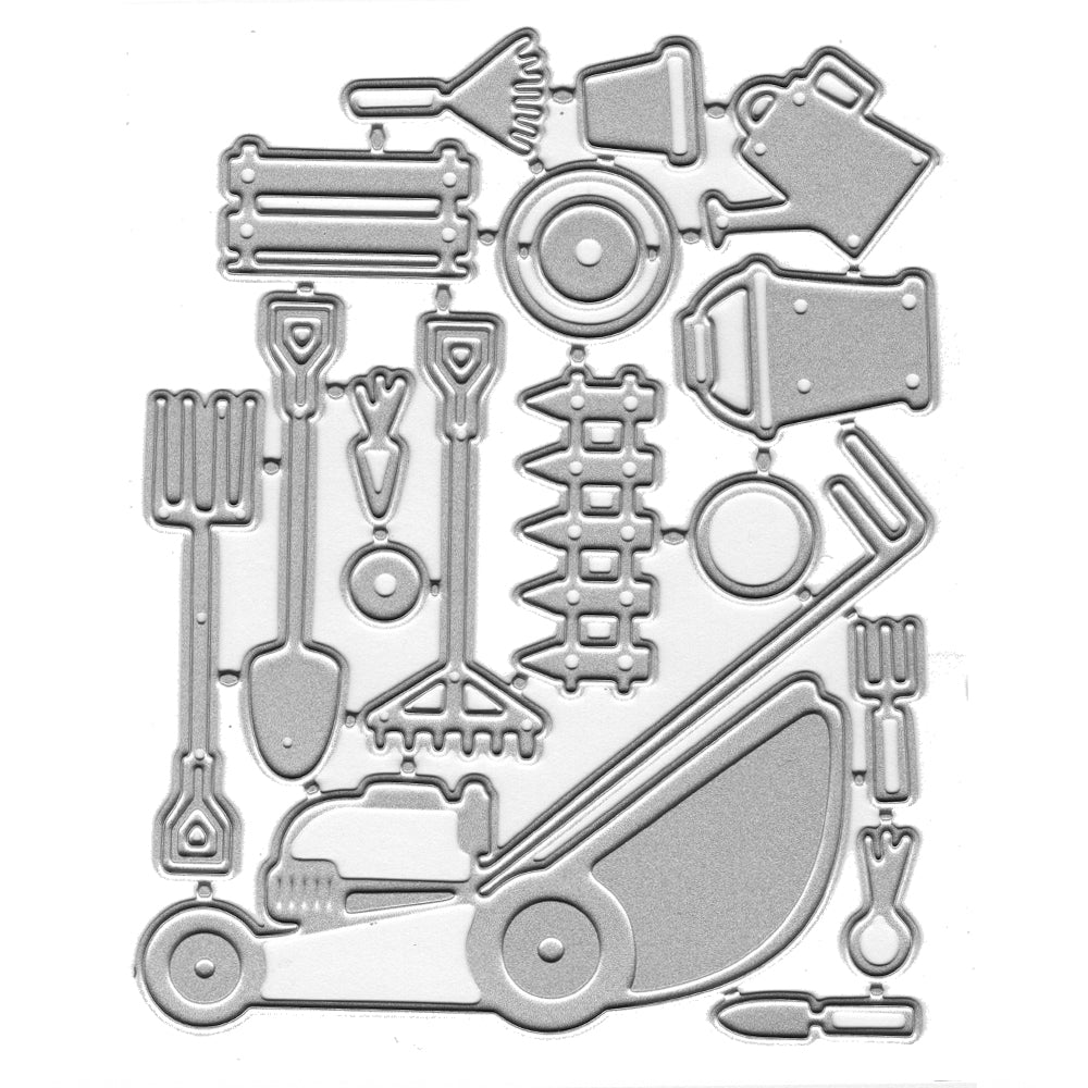 Montie's Craft Supplies Cutting Die Set - Garden Tools