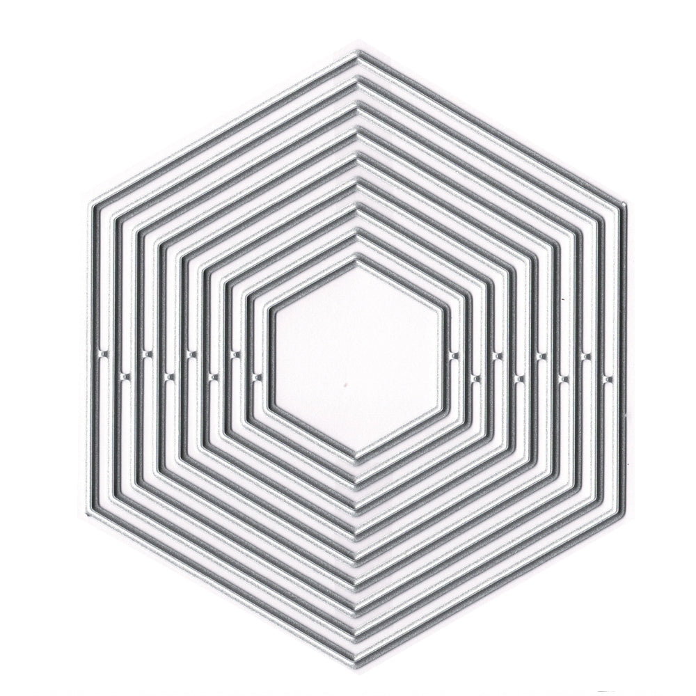 Montie's Craft Supplies Cutting Die Set - Small Hexagons