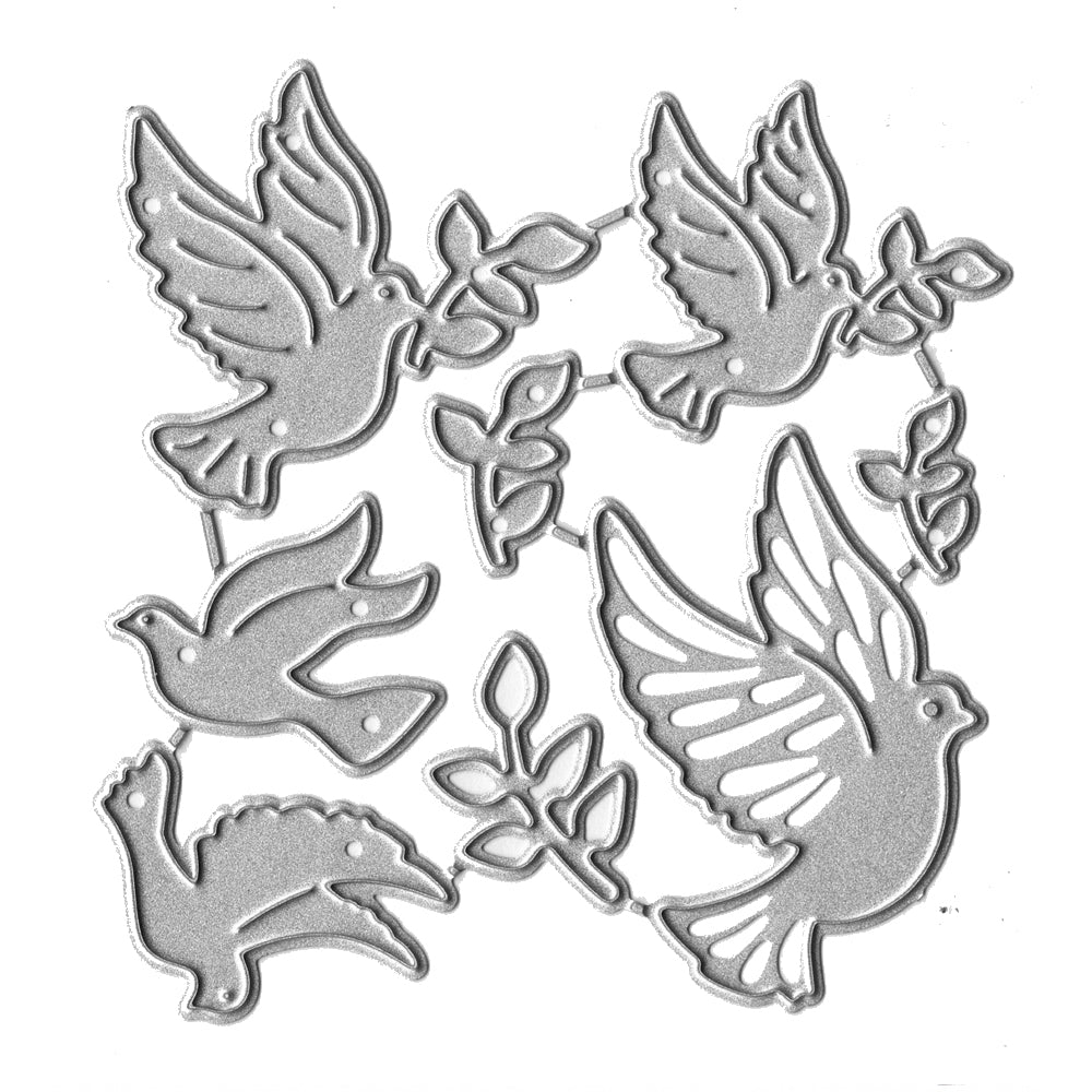 Montie's Craft Supplies Cutting Die - Peace Doves