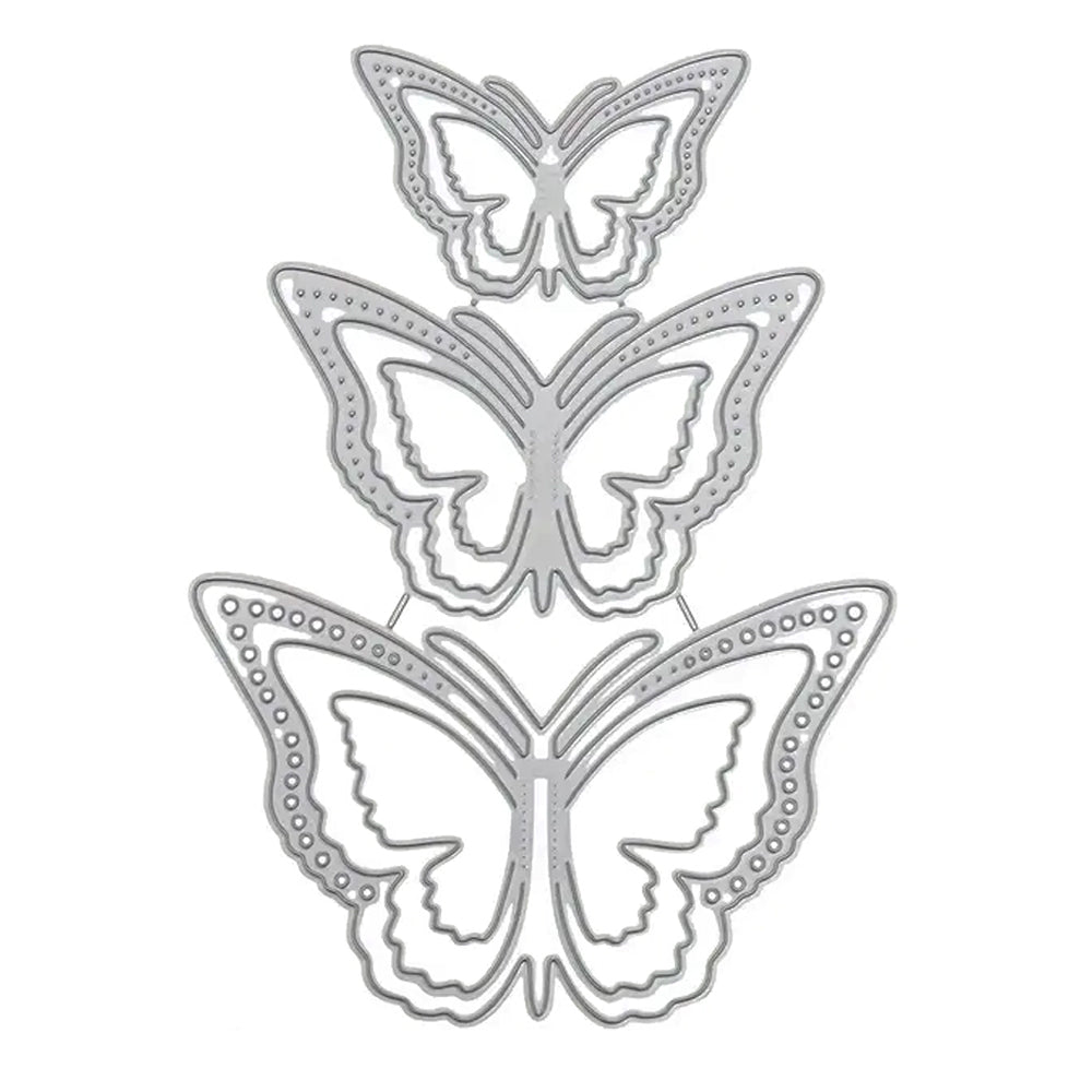 Montie's Craft Supplies Cutting Die Set - Pop Up Butterflies