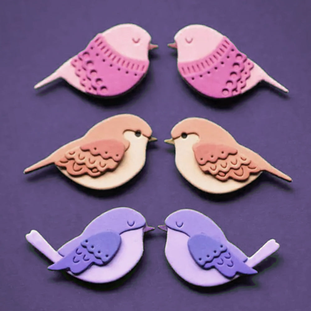 Montie's Craft Supplies Cutting Die Set - Cute Birdies
