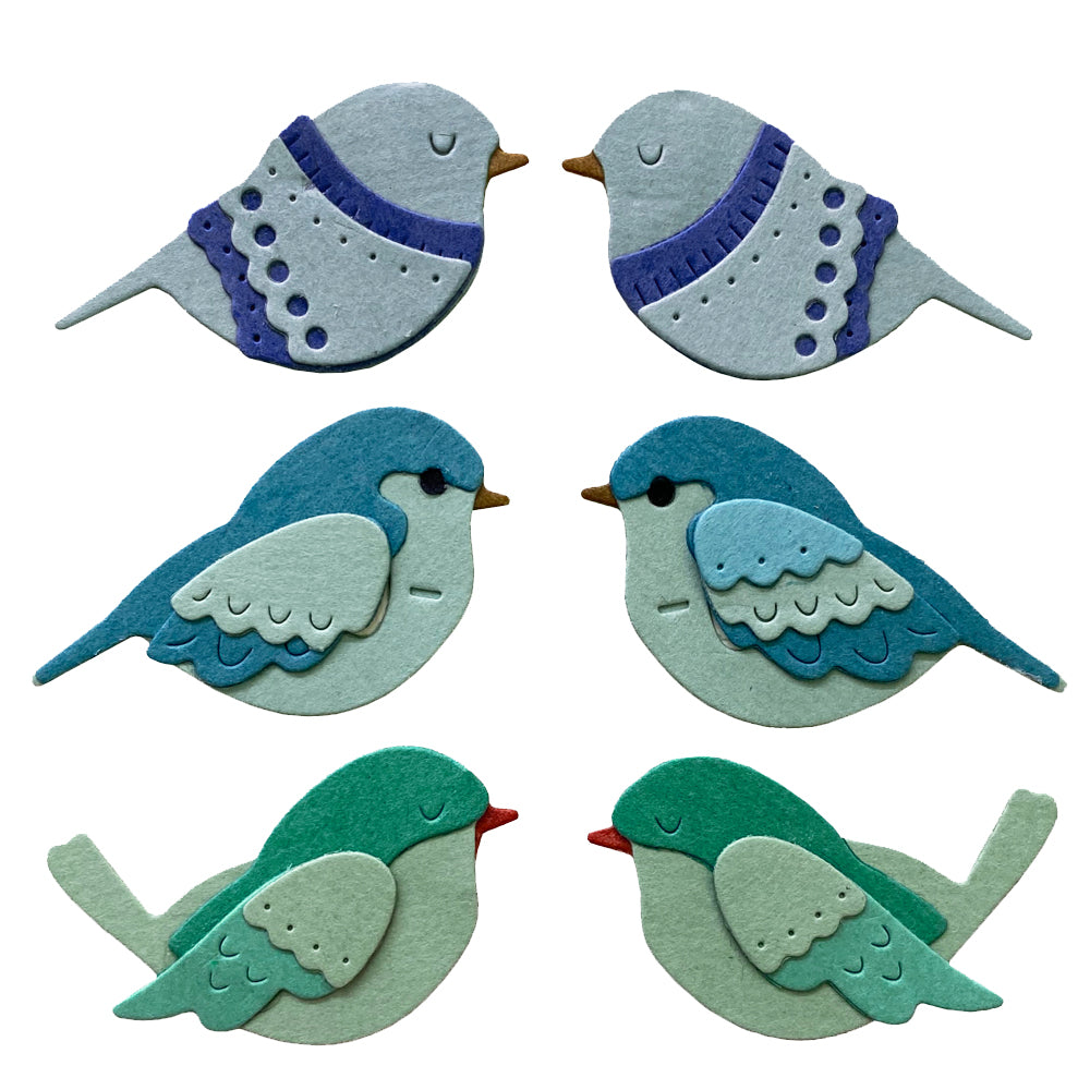 Montie's Craft Supplies Cutting Die Set - Cute Birdies