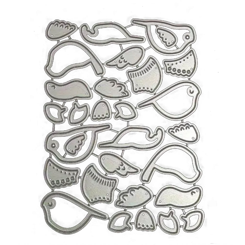 Montie's Craft Supplies Cutting Die Set - Cute Birdies