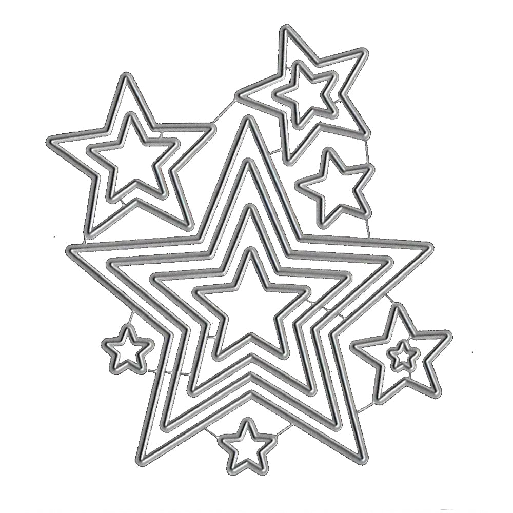 Montie's Craft Supplies Cutting Die Set - Stars