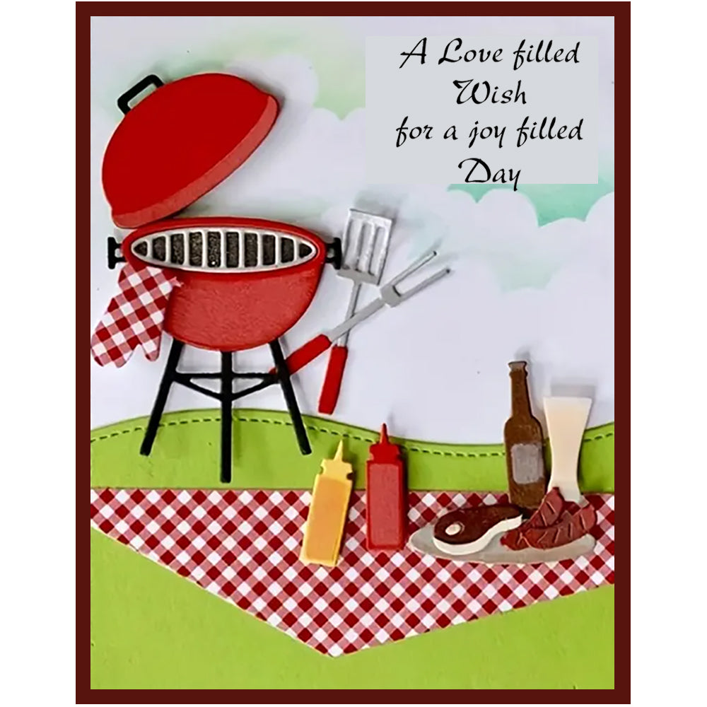 Montie's Craft Supplies Cutting Die - BBQ