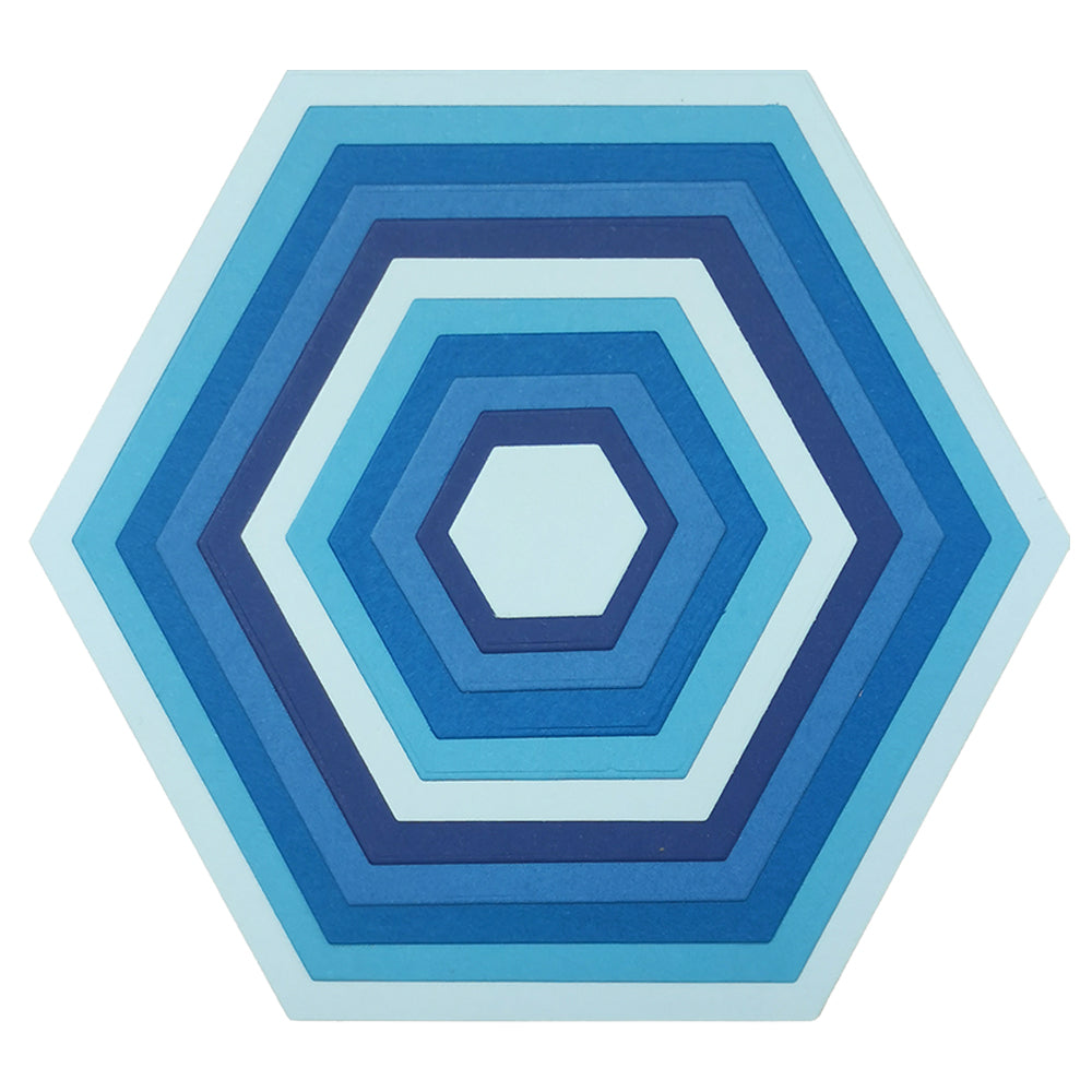 Montie's Craft Supplies Cutting Die Set - Hexagons