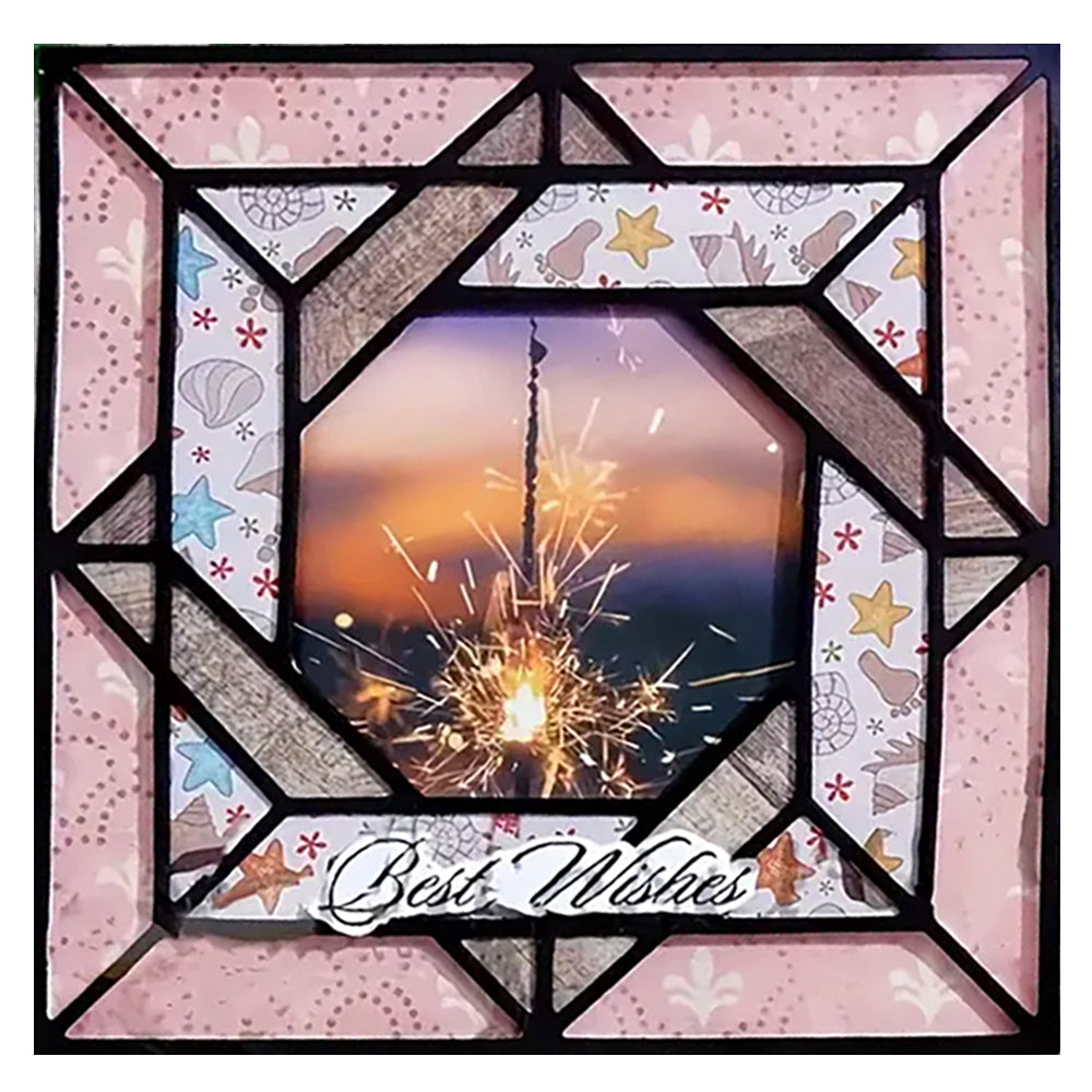 Montie's Craft Supplies Cutting Die - Paper Quilting Frame