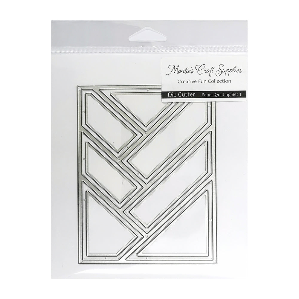 Montie's Craft Supplies Cutting Die Set - Paper Quilting Set 1