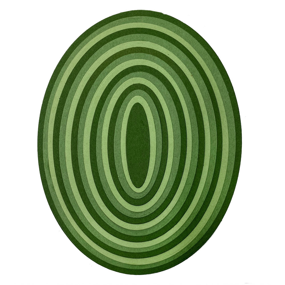 Montie's Craft Supplies Cutting Die Set - Standard Ovals