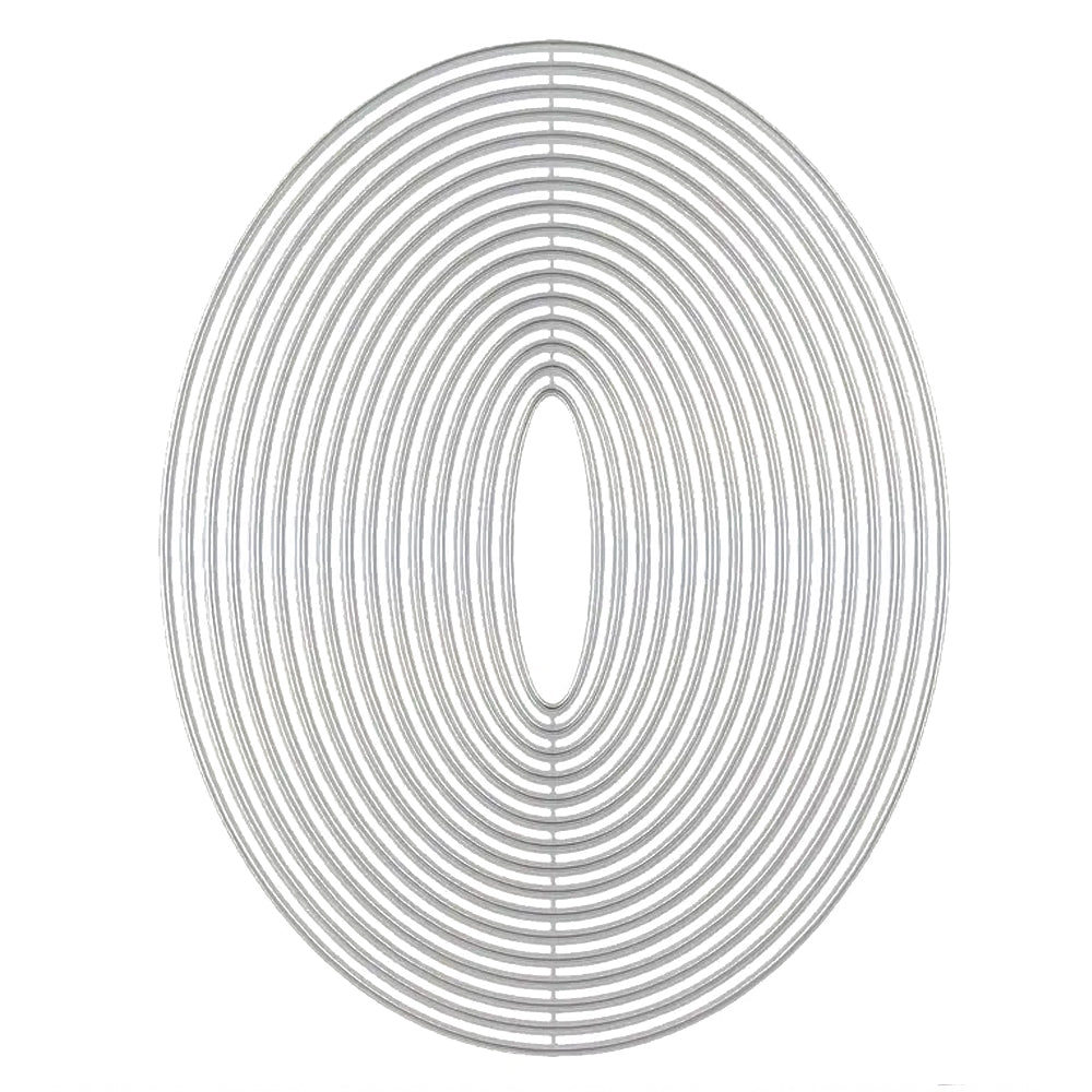 Montie's Craft Supplies Cutting Die Set - Standard Ovals