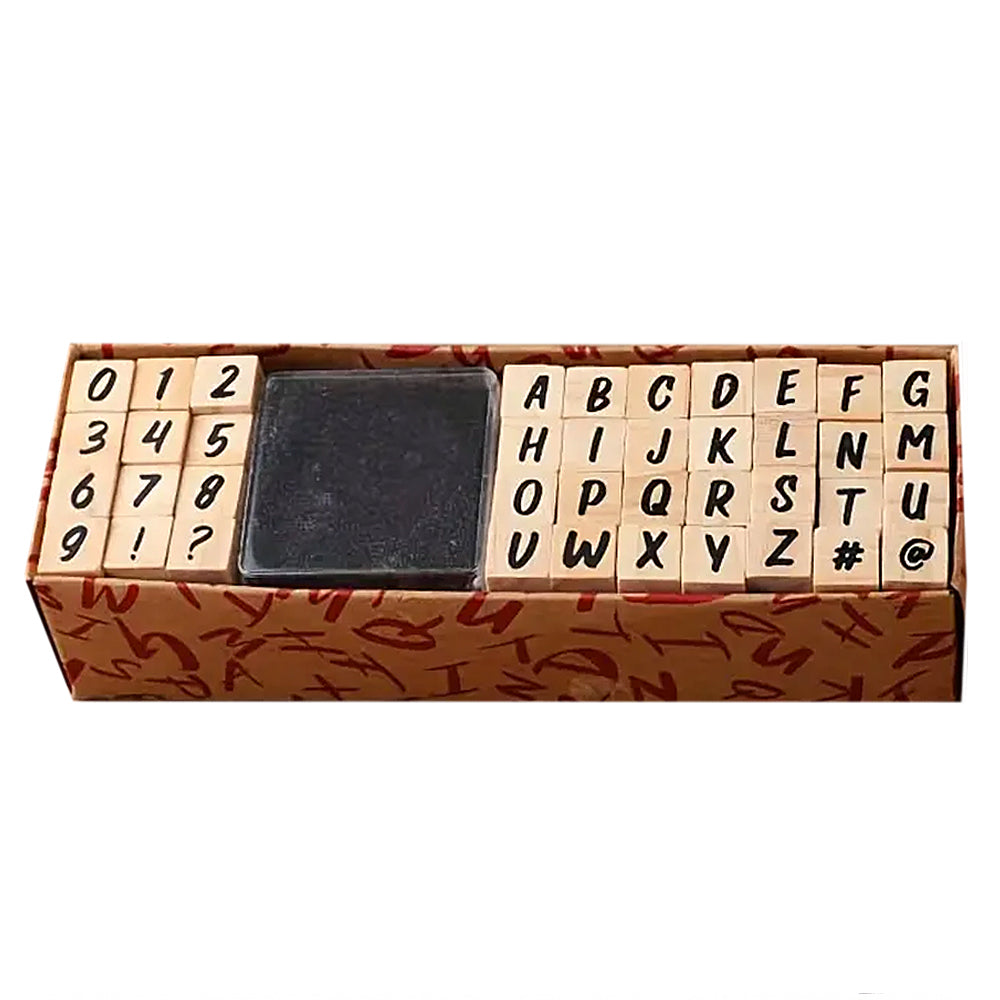 Montie's Craft Supplies Alphabet Set - Brush Marker Font