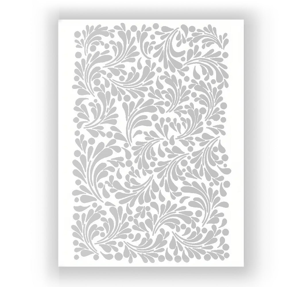 Montie's Craft Supplies Stencil - Swirls