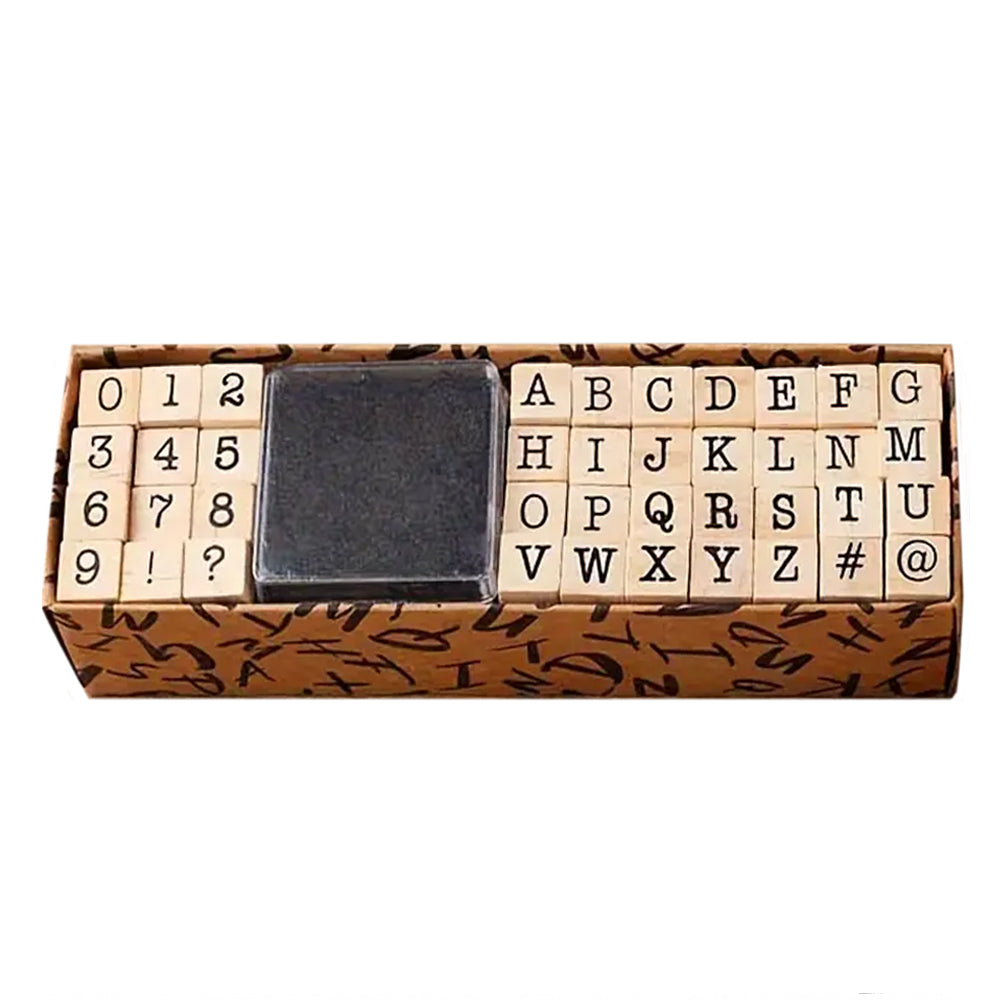 Montie's Craft Supplies Alphabet Set - Typewriter Font