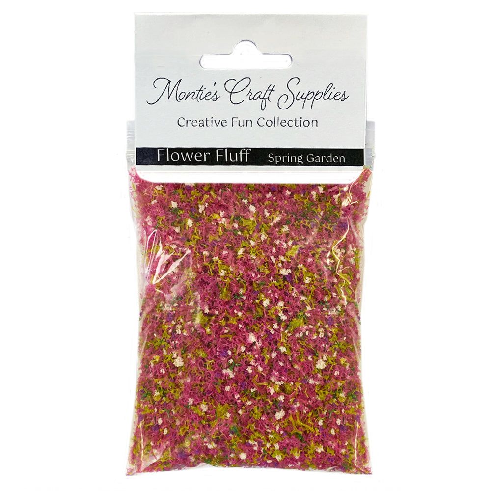Montie's Craft Supplies Flower Fluff - Spring Garden