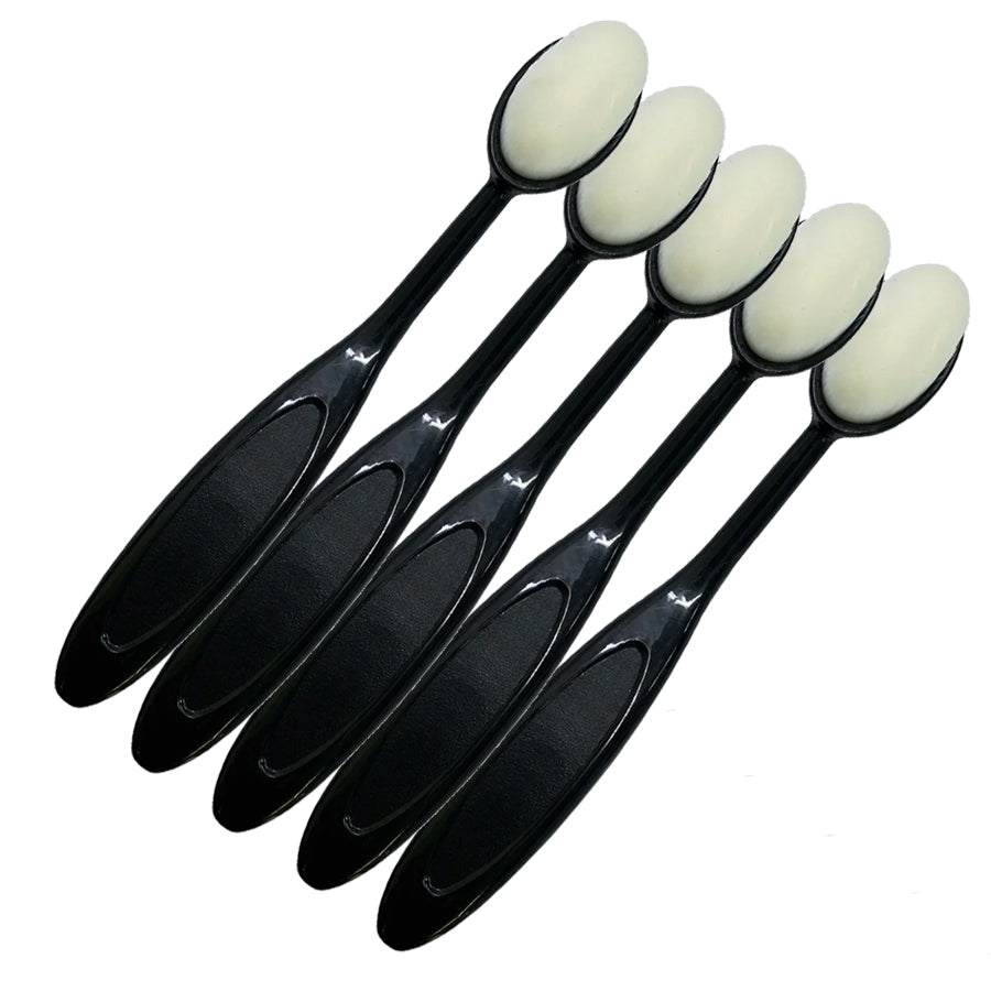 Montie's Craft Supplies - Oval Blending Brush Pack of 5