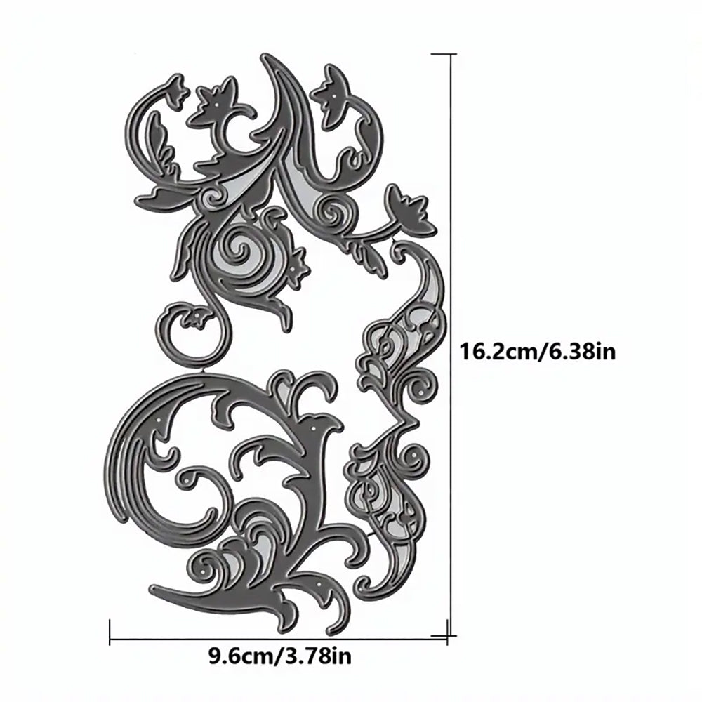 Montie's Craft Supplies Cutting Die - Swirl Trio