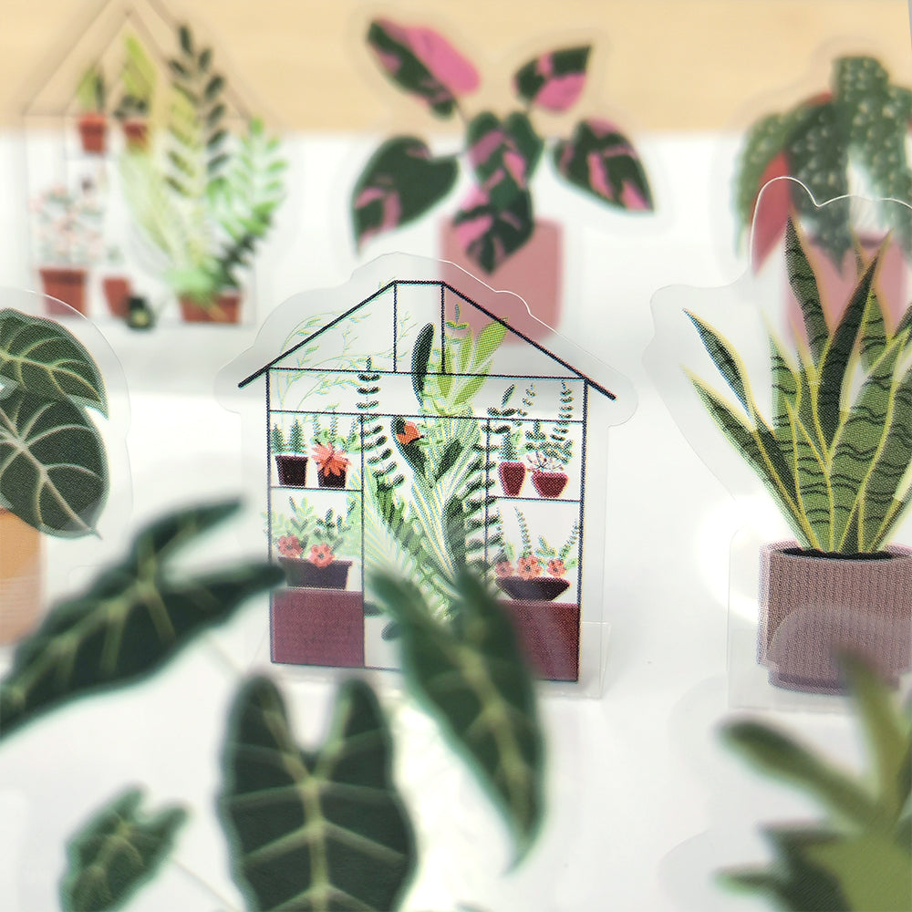 Paper House Pop-Up Stickers - Houseplants