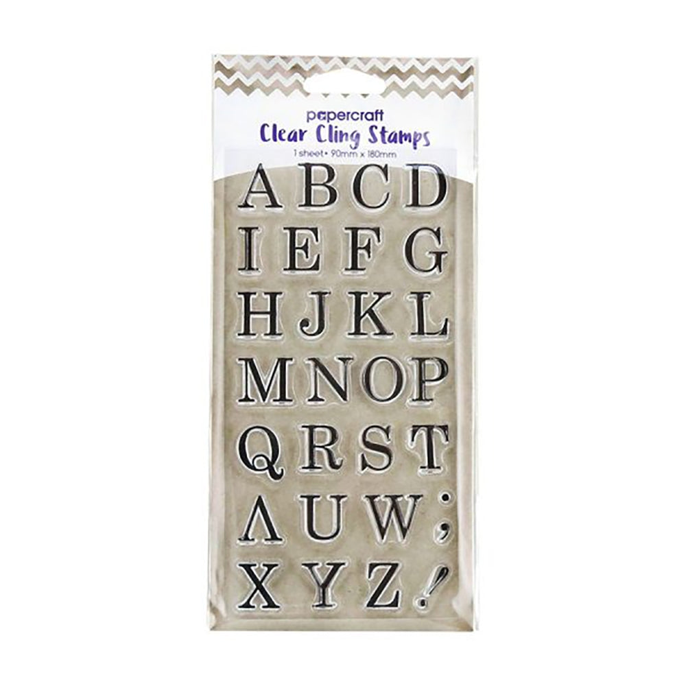 Clear Stamps - Papercraft - Times Alphabet J6423.08
