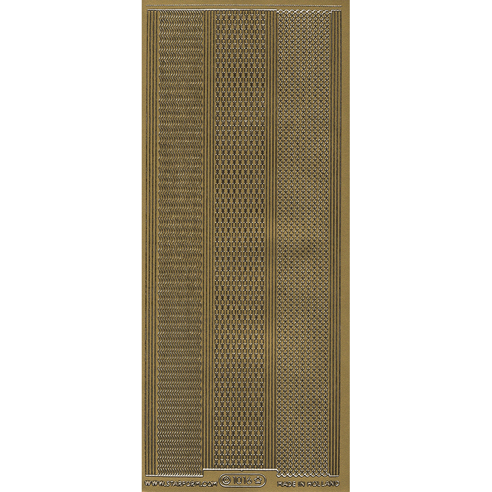 PeelCraft Stickers - Borders - Fine Assorted Lines PC1016