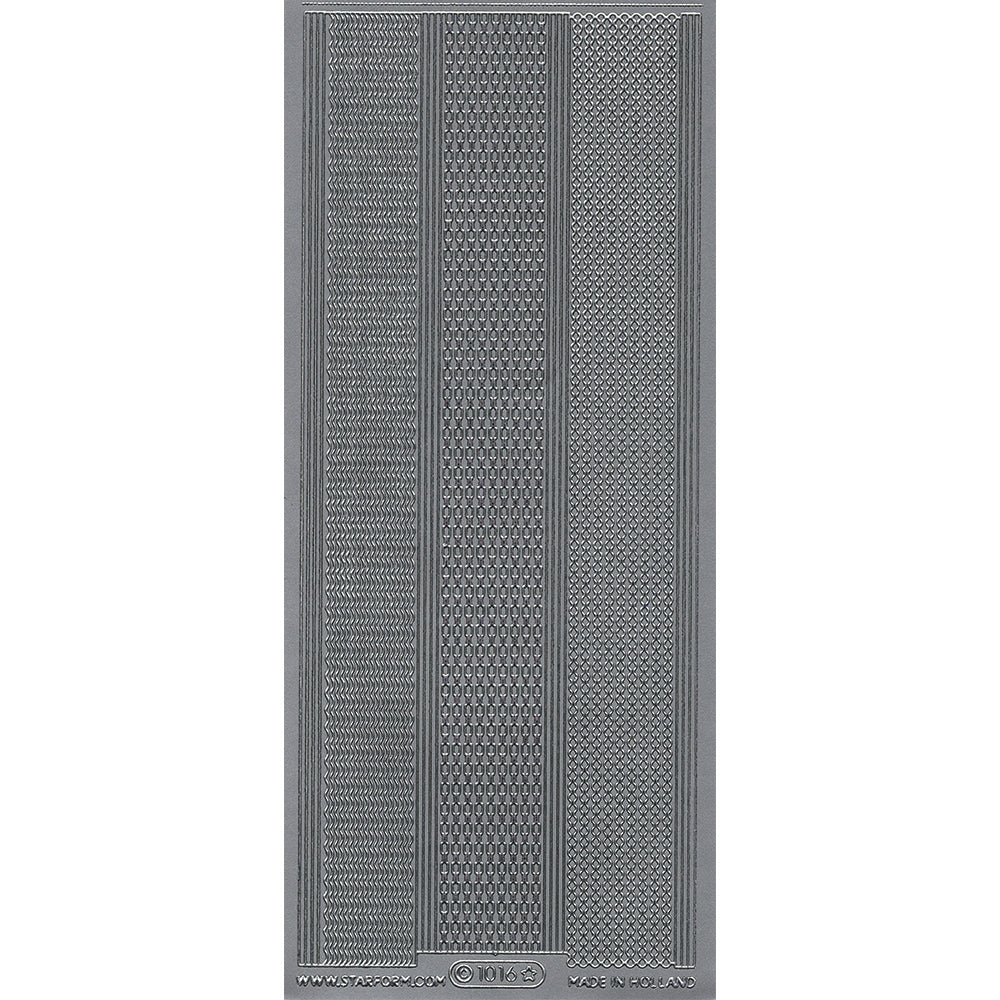 PeelCraft Stickers - Borders - Fine Assorted Lines PC1016