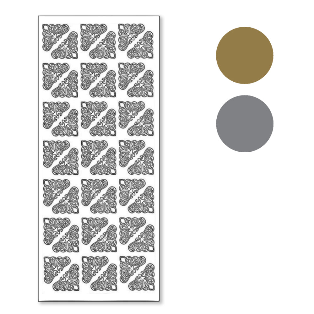 PeelCraft Stickers - Ornate Corners #1 PC1017