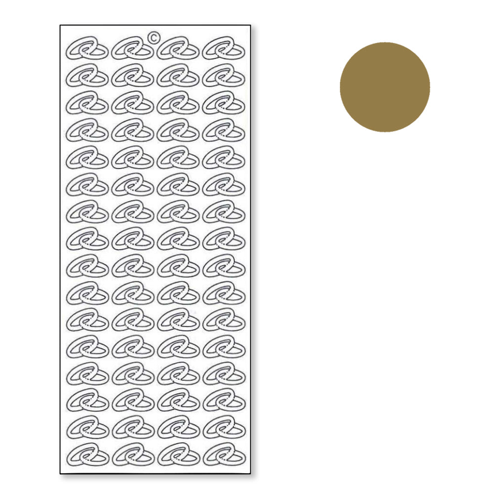 PeelCraft Stickers - Wedding Rings PC108