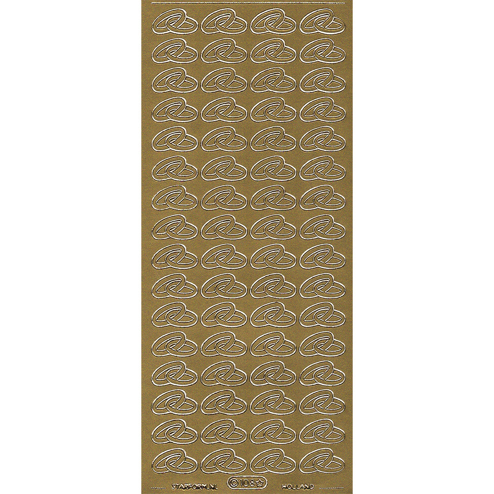 PeelCraft Stickers - Wedding Rings PC108