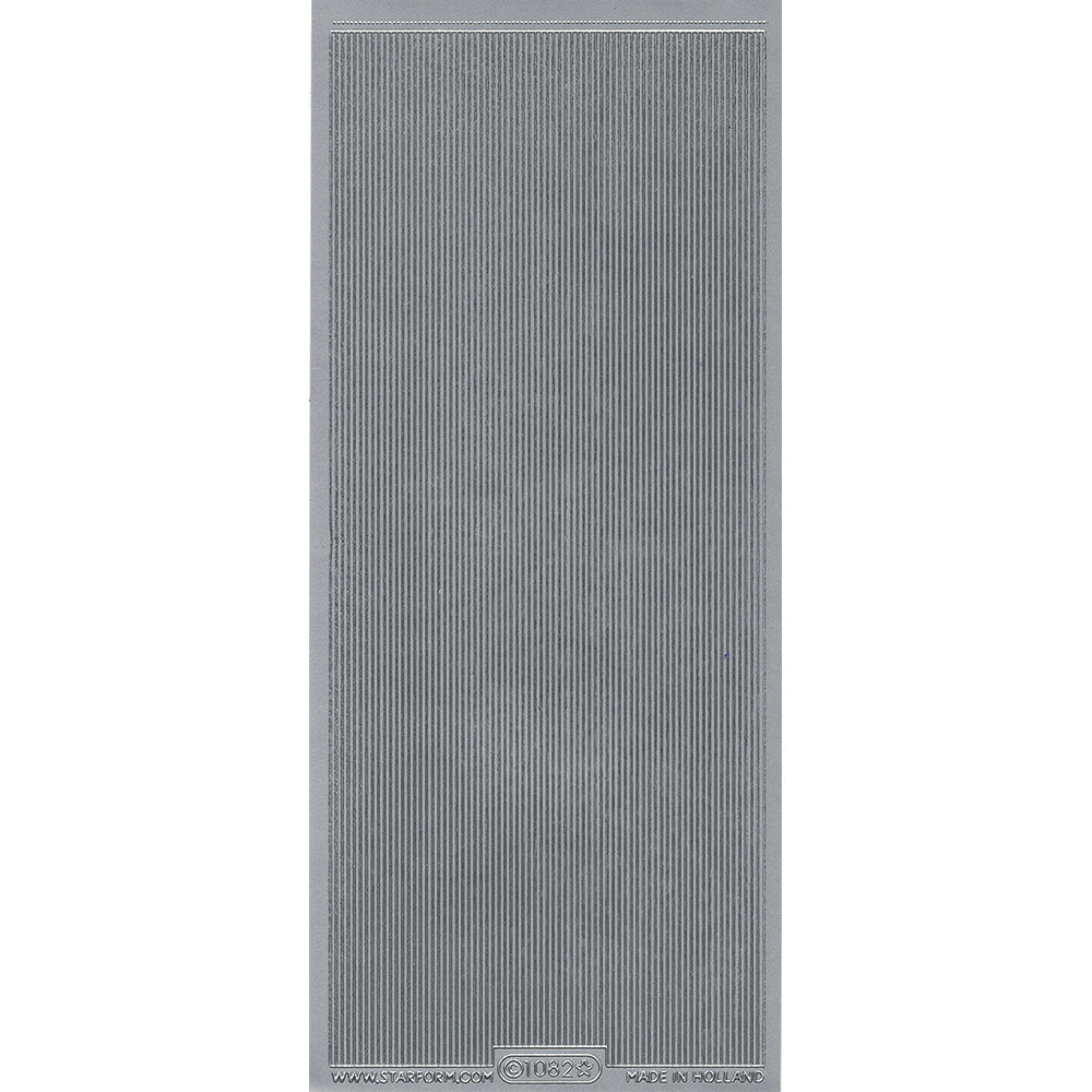 PeelCraft Stickers - Borders - Fine Straight Lines PC1082