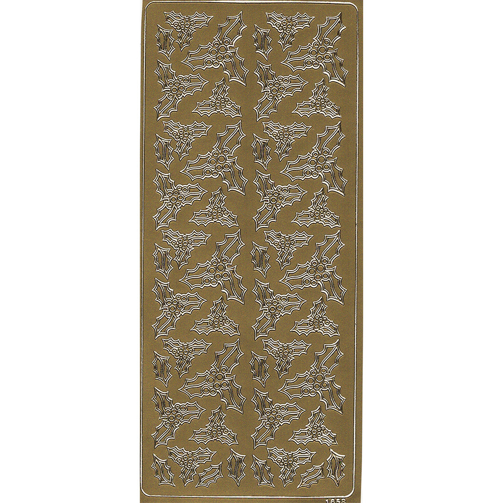 PeelCraft Stickers - Christmas Holly PC1658