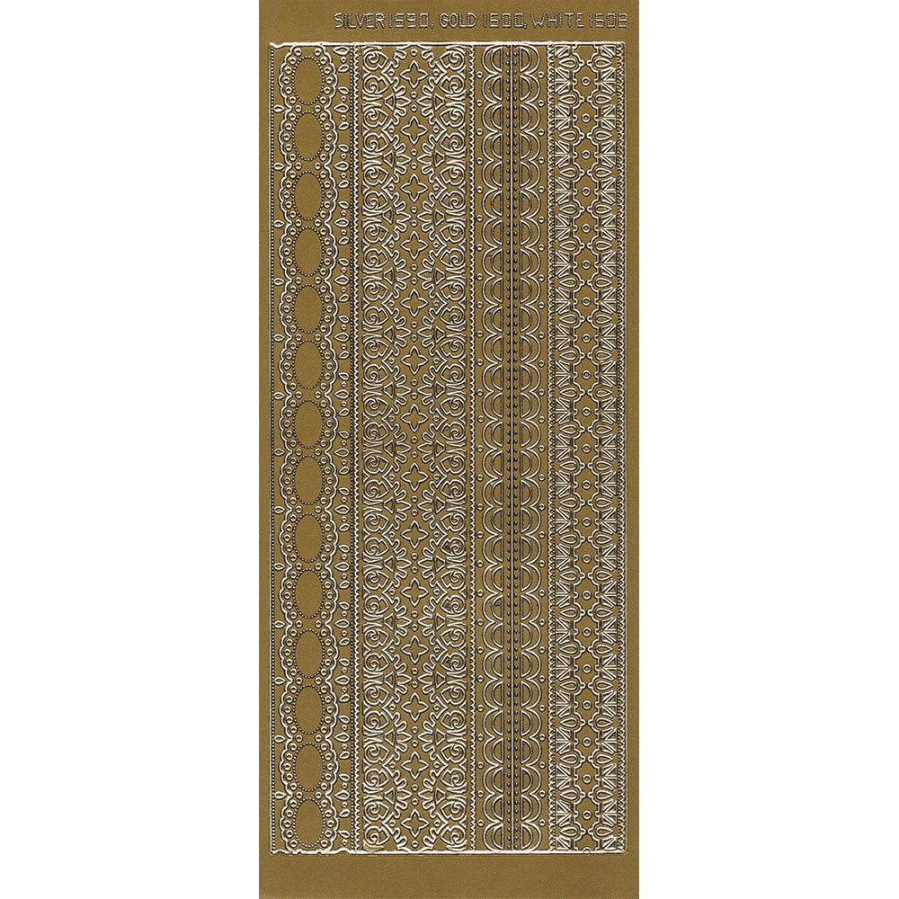 PeelCraft Stickers - Borders - Lacy Borders PC2462