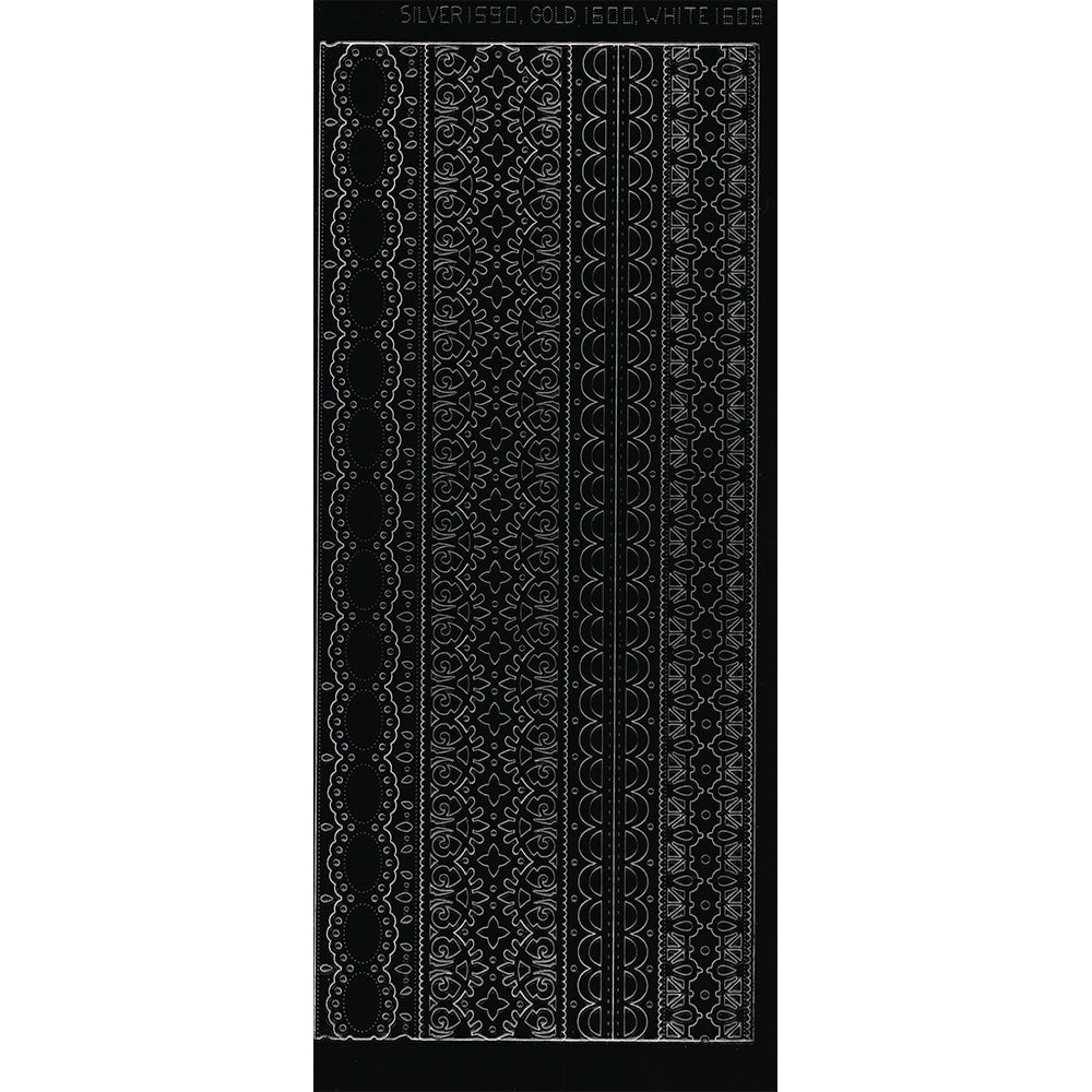 PeelCraft Stickers - Borders - Lacy Borders PC2462