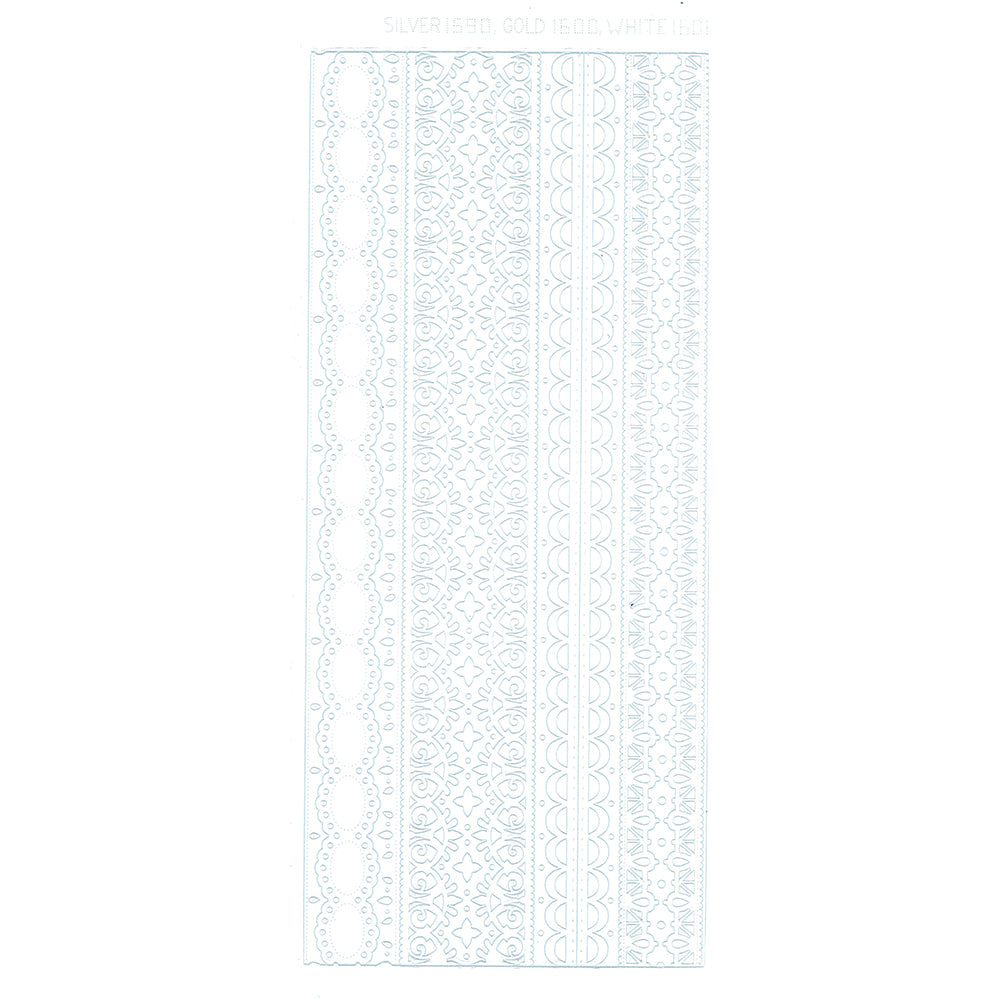 PeelCraft Stickers - Borders - Lacy Borders PC2462