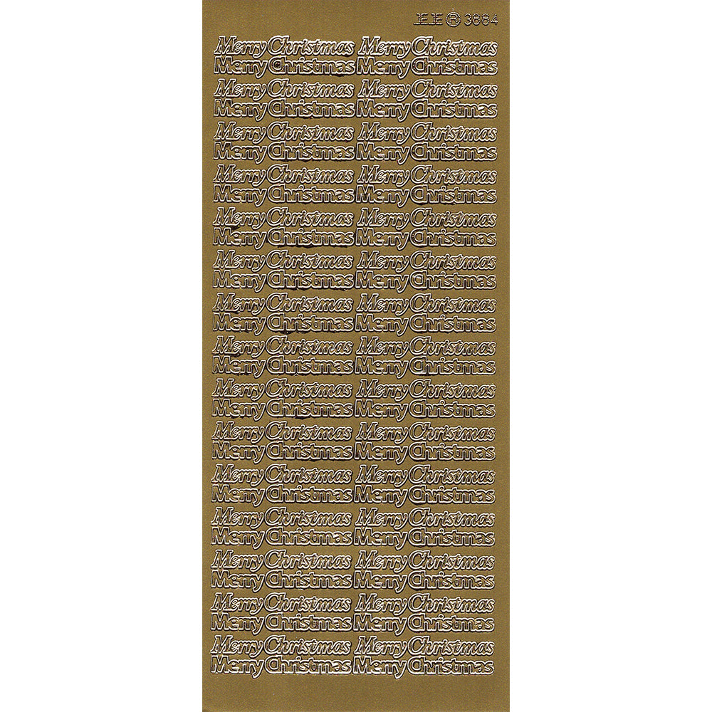 PeelCraft Stickers - Christmas Wording - Merry Christmas Mixed Fonts PC3884