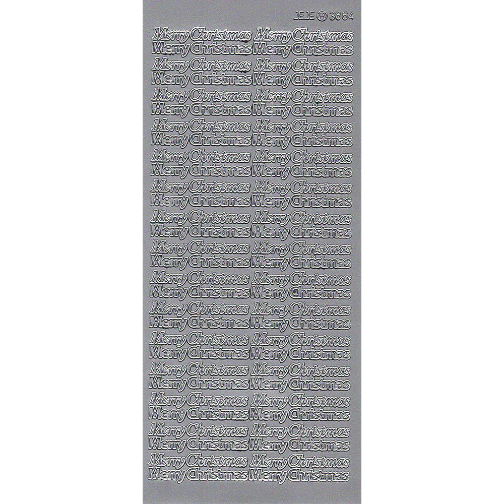PeelCraft Stickers - Christmas Wording - Merry Christmas Mixed Fonts PC3884