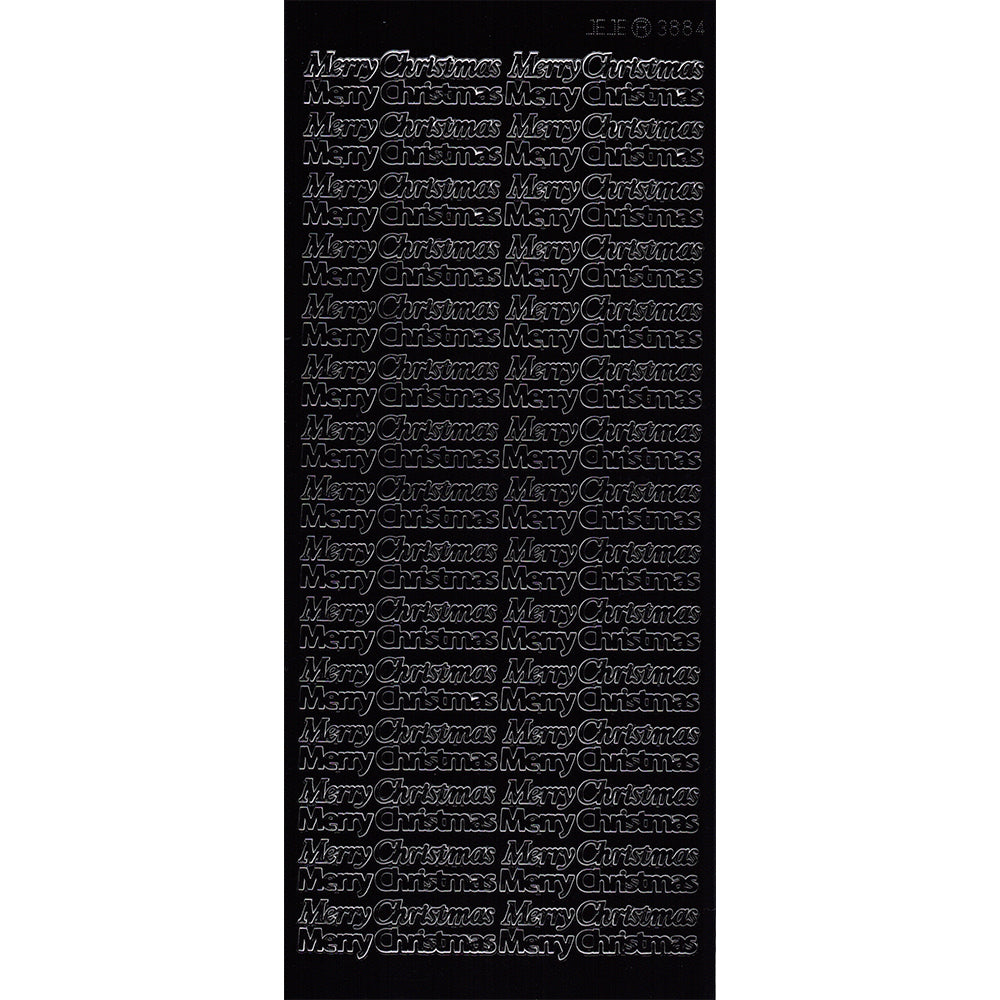 PeelCraft Stickers - Christmas Wording - Merry Christmas Mixed Fonts PC3884