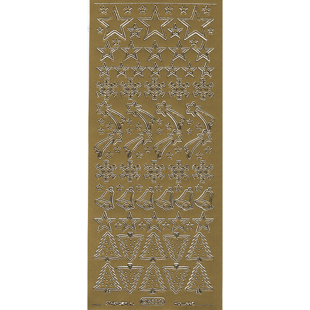 PeelCraft Stickers - Christmas Icons Mixed PC853