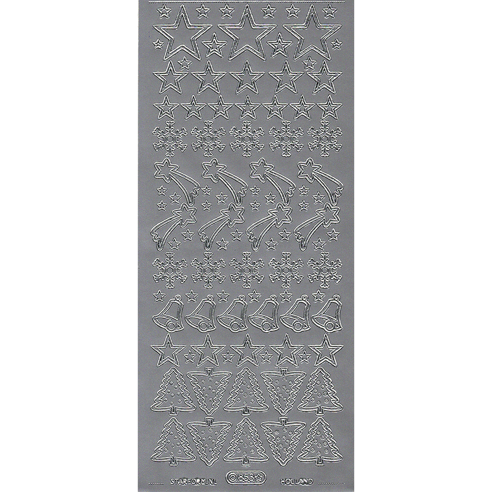 PeelCraft Stickers - Christmas Icons Mixed PC853