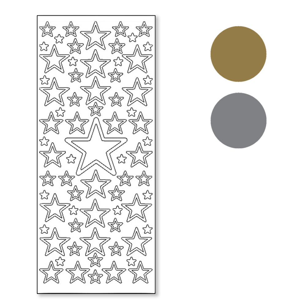 PeelCraft Stickers - Stars PC856