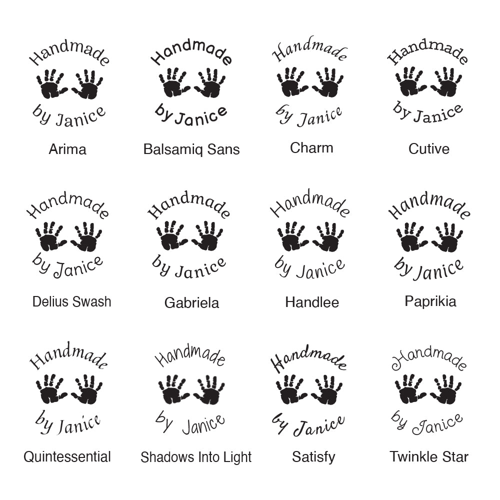 0625 A Pansy - Personalised Rubber Stamp