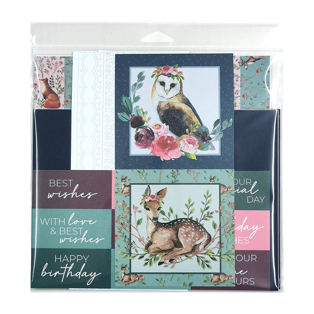 Pretty Paper Card Kit - Woodland Wonder