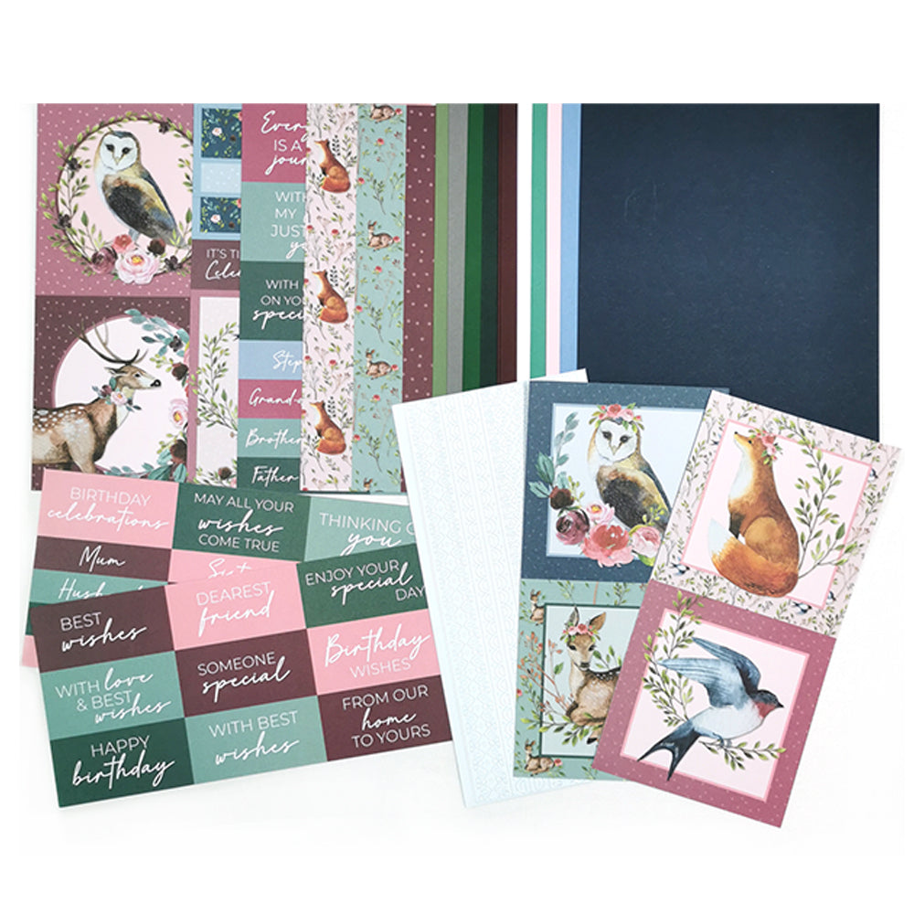 Pretty Paper Card Kit - Woodland Wonder