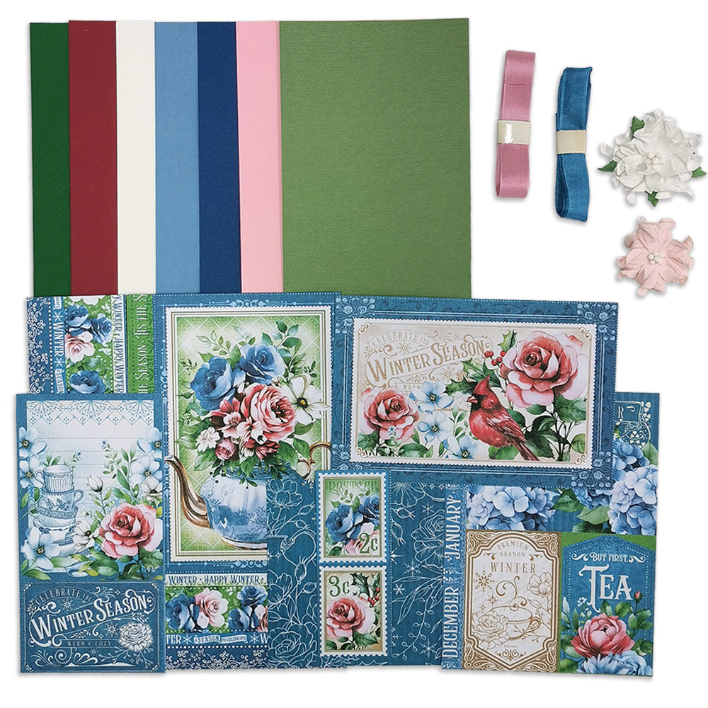 Pretty Paper Card Kit - Winter