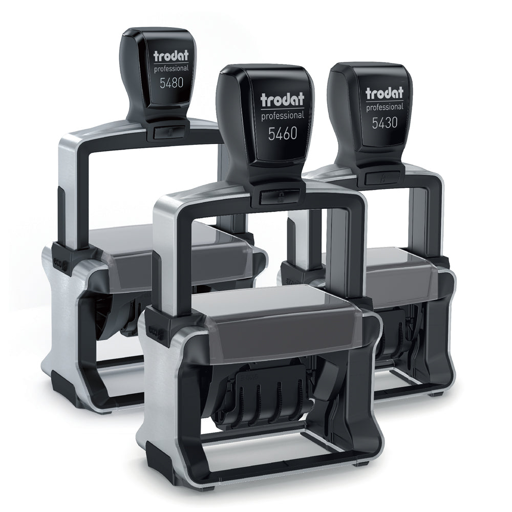 Trodat Professional 5430 Self Inking Dater Stamp - RECEIVED