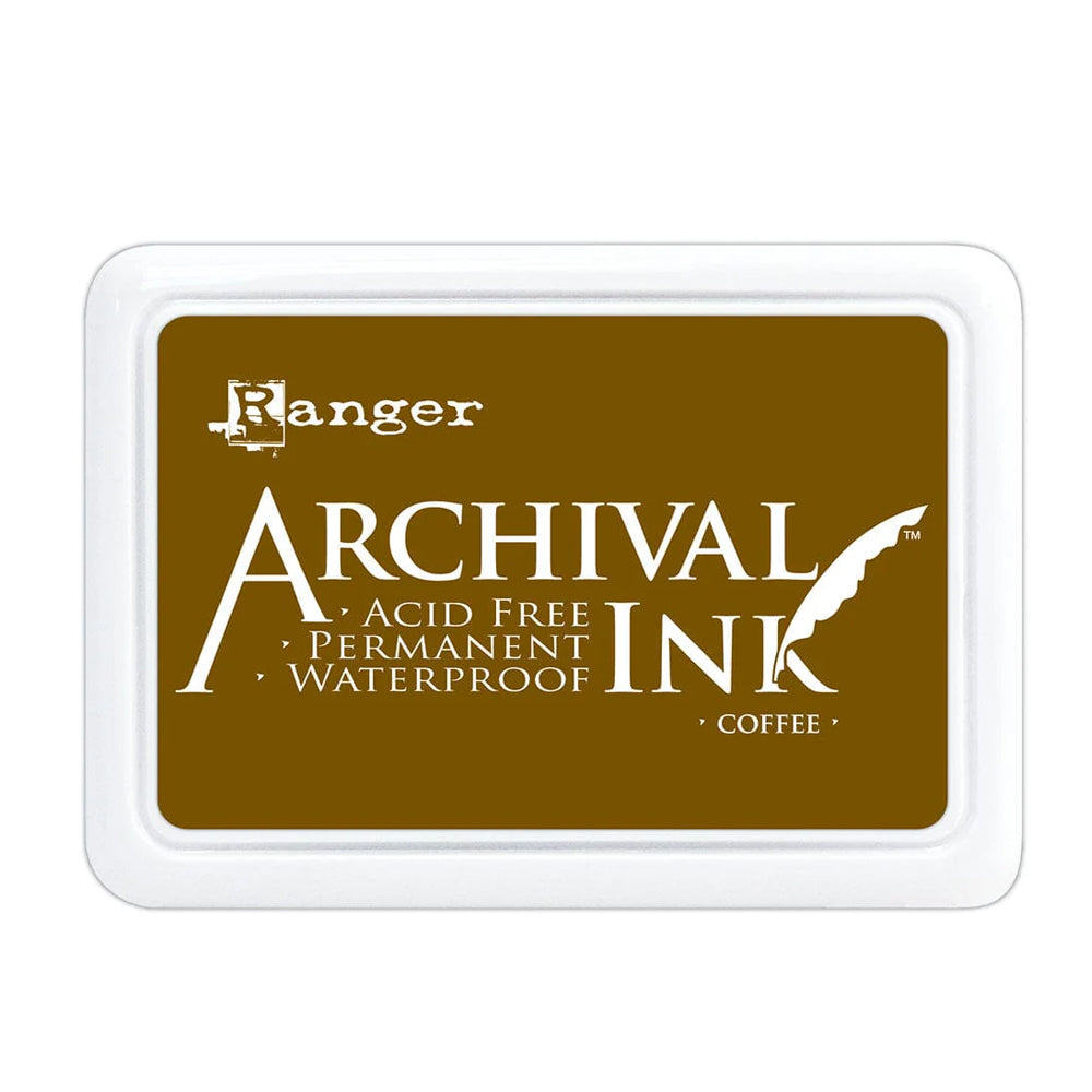 Ranger Archival Dye Ink Pad - Coffee