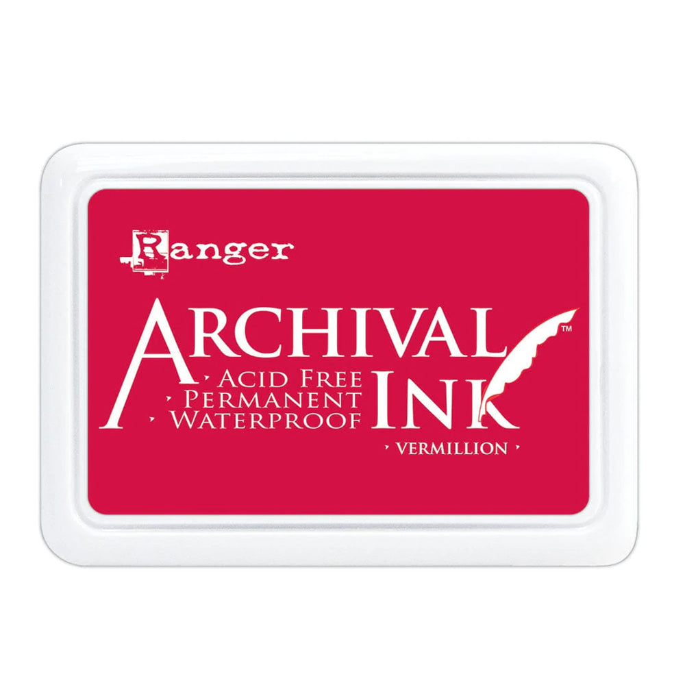 Ranger Archival Dye Ink Pad - Vermillion