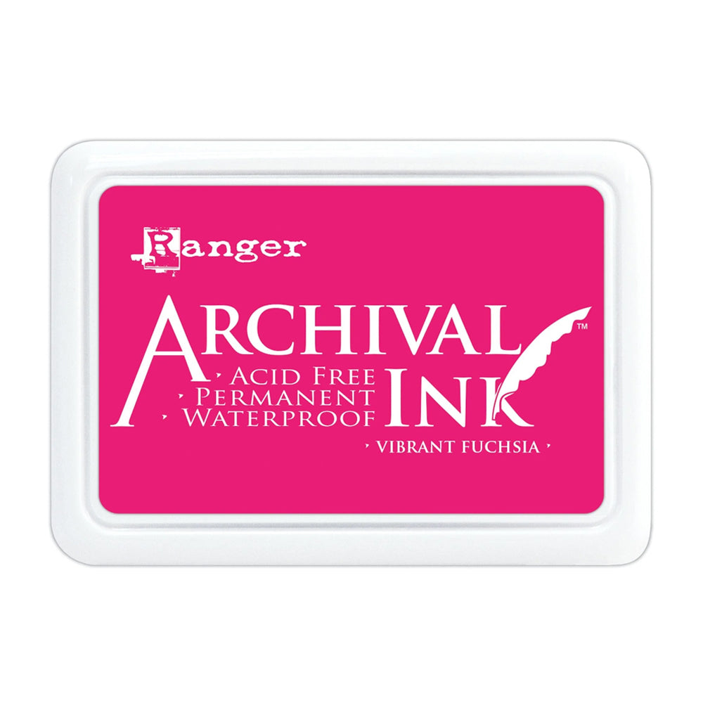 Ranger Archival Dye Ink Pad - Vibrant Fuchsia