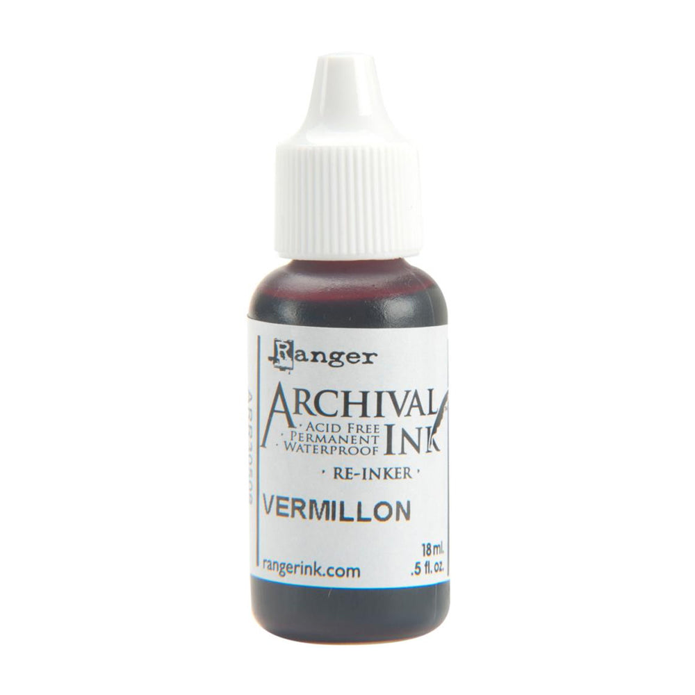Archival Dye Reinker Bottle - Vermillion
