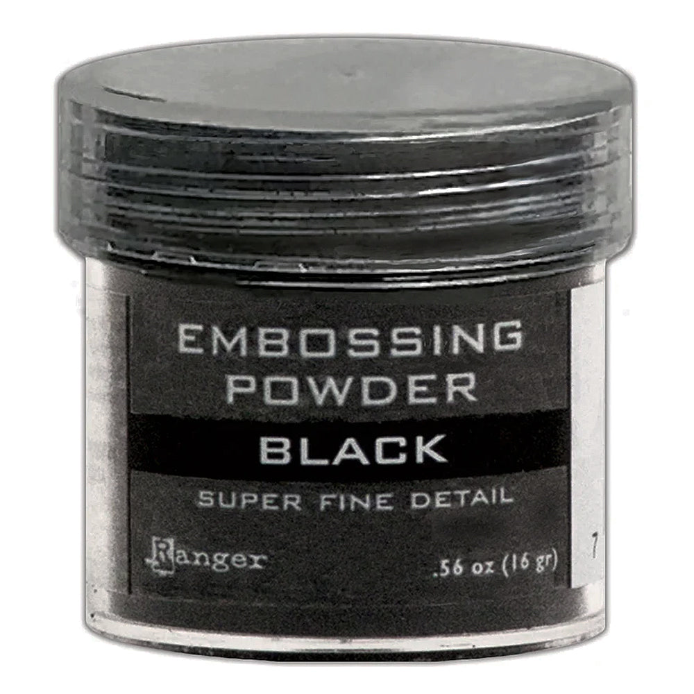Ranger Embossing Powder - Black Superfine