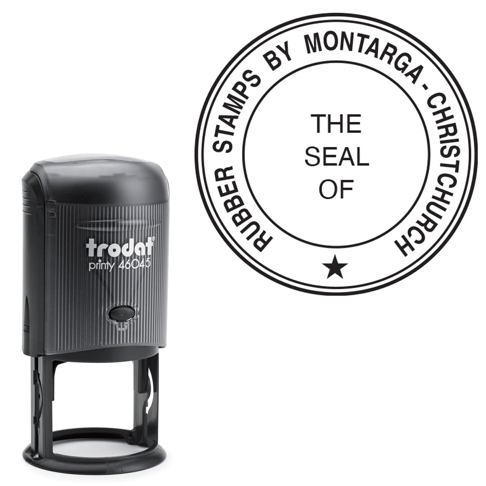 The Seal of - Self Inking Stamp - Long Title - 4645